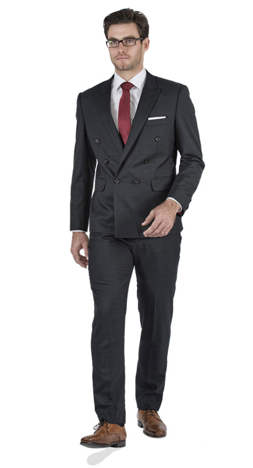 Black Prince Of Wales Custom Suit - Entire suit